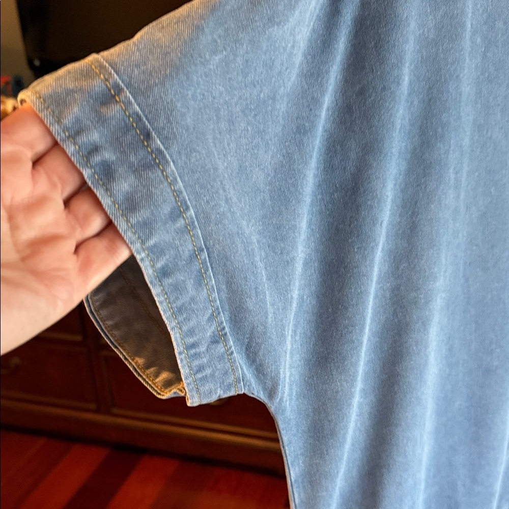 Rowen Light Blue Denim Shirt - Picture 3 of 7